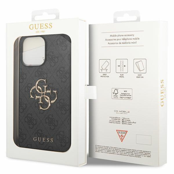 Originalus dėklas Guess GUHCP15L4GMGGR iPhone 15 Pro 6.1 pilkos spalvos/pilkos spalvos hardcase 4G Big Metal Logo 7 Originalus dėklas Guess GUHCP15L4GMGGR iPhone 15 Pro 6.1 pilkos spalvos/pilkos spalvos hardcase 4G Big Metal Logo 7