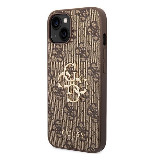 Originalus dėklas Guess GUHCP15S4GMGBR iPhone 15 6.1  Rudas/Rudas hardcase 4G Big Metal Logo 1 Originalus dėklas Guess GUHCP15S4GMGBR iPhone 15 6.1  Rudas/Rudas hardcase 4G Big Metal Logo 1