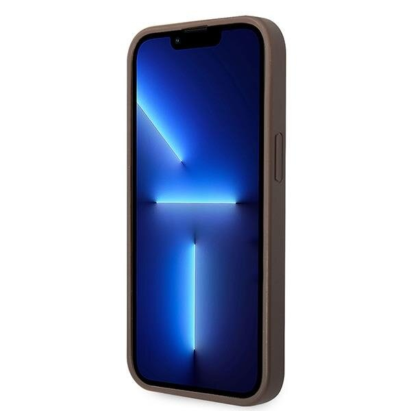 Originalus dėklas Guess GUHCP15S4GMGBR iPhone 15 6.1  Rudas/Rudas hardcase 4G Big Metal Logo 4 Originalus dėklas Guess GUHCP15S4GMGBR iPhone 15 6.1  Rudas/Rudas hardcase 4G Big Metal Logo 4