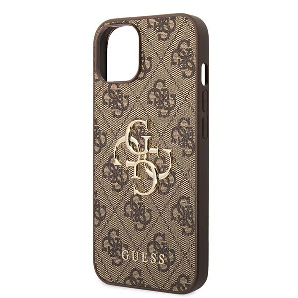 Originalus dėklas Guess GUHCP15S4GMGBR iPhone 15 6.1  Rudas/Rudas hardcase 4G Big Metal Logo 5 Originalus dėklas Guess GUHCP15S4GMGBR iPhone 15 6.1  Rudas/Rudas hardcase 4G Big Metal Logo 5