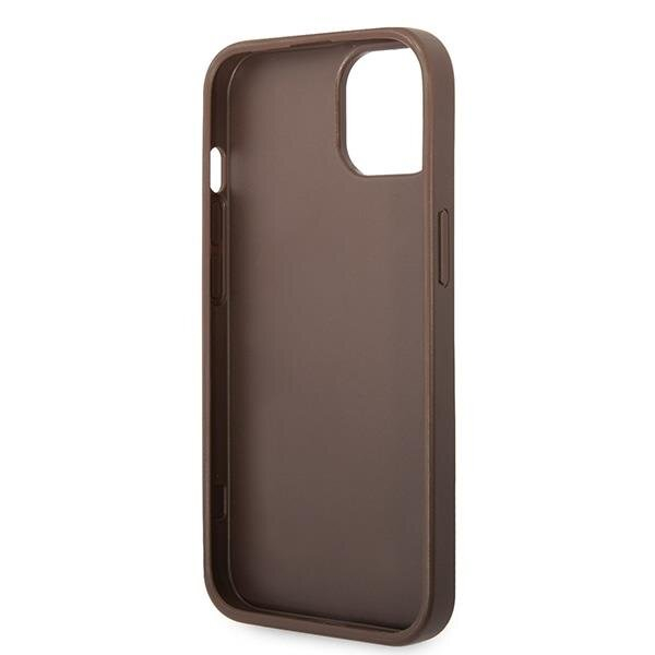 Originalus dėklas Guess GUHCP15S4GMGBR iPhone 15 6.1  Rudas/Rudas hardcase 4G Big Metal Logo 6 Originalus dėklas Guess GUHCP15S4GMGBR iPhone 15 6.1  Rudas/Rudas hardcase 4G Big Metal Logo 6