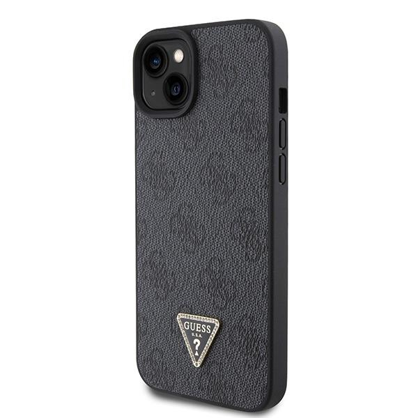 Originalus dėklas Guess GUHCP15SP4TDSCPK iPhone 15 6.1  Juodas hardcase Crossbody 4G Metal Logo 1 Originalus dėklas Guess GUHCP15SP4TDSCPK iPhone 15 6.1  Juodas hardcase Crossbody 4G Metal Logo 1