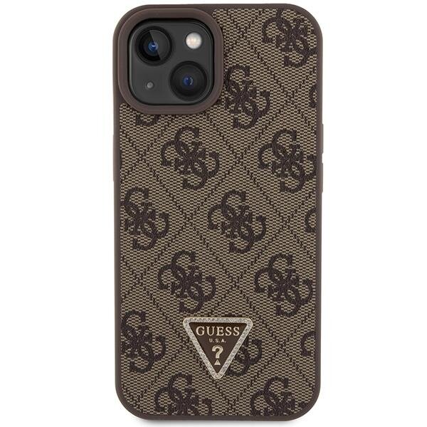 Originalus dėklas Guess GUHCP15SP4TDSCPW iPhone 15 6.1  Rudas/Rudas hardcase Crossbody 4G Metal Logo 3 Originalus dėklas Guess GUHCP15SP4TDSCPW iPhone 15 6.1  Rudas/Rudas hardcase Crossbody 4G Metal Logo 3