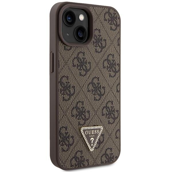 Originalus dėklas Guess GUHCP15SP4TDSCPW iPhone 15 6.1  Rudas/Rudas hardcase Crossbody 4G Metal Logo 4 Originalus dėklas Guess GUHCP15SP4TDSCPW iPhone 15 6.1  Rudas/Rudas hardcase Crossbody 4G Metal Logo 4