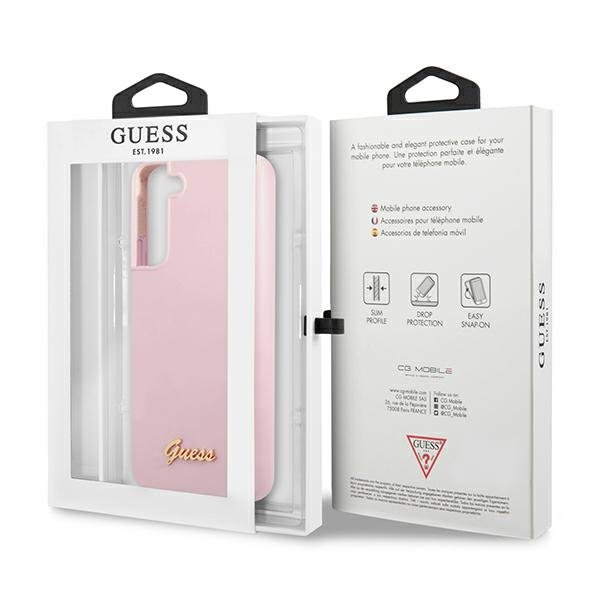 Dėklas Guess GUHCS22MLSLMGLA Samsung Galaxy S22 Plus S906 Rožinis 7 Dėklas Guess GUHCS22MLSLMGLA Samsung Galaxy S22 Plus S906 Rožinis 7