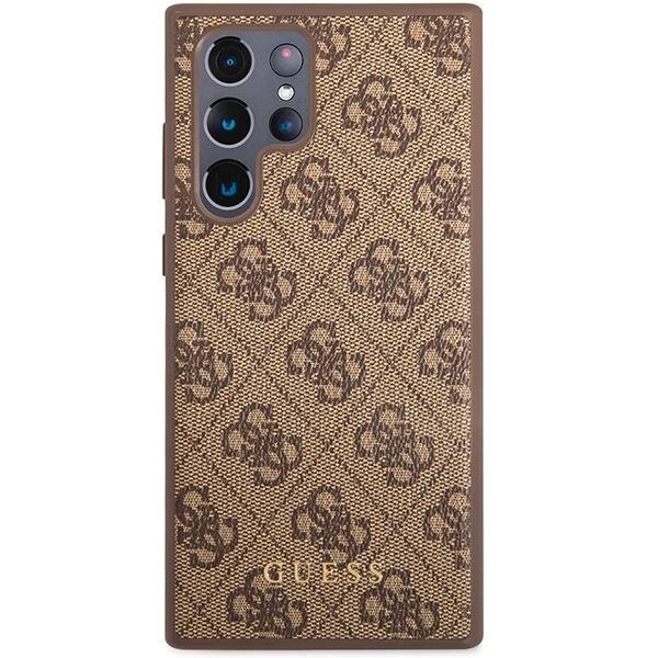 Dėklas Guess GUHCS23LG4GFBR Samsung Galaxy S23 Ultra Rudas 2 Dėklas Guess GUHCS23LG4GFBR Samsung Galaxy S23 Ultra Rudas 2