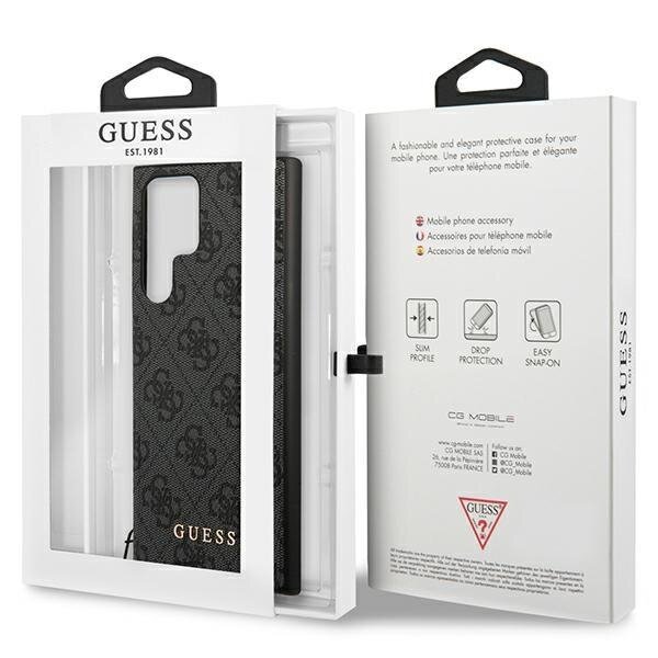 Dėklas Guess GUHCS23LGF4GGR Samsung Galaxy S23 Ultra Pilkas 7