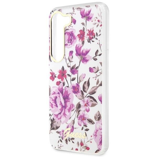 Dėklas Guess Flower GUHCS23MHCFWST Samsung Galaxy S23 Plus S916 Baltas 5 Dėklas Guess Flower GUHCS23MHCFWST Samsung Galaxy S23 Plus S916 Baltas 5