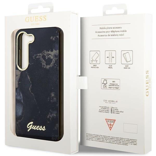 Dėklas Guess Marble GUHCS23MHTMRSK Samsung Galaxy S23 Plus S916 Juodas-auksinis 7 Dėklas Guess Marble GUHCS23MHTMRSK Samsung Galaxy S23 Plus S916 Juodas-auksinis 7