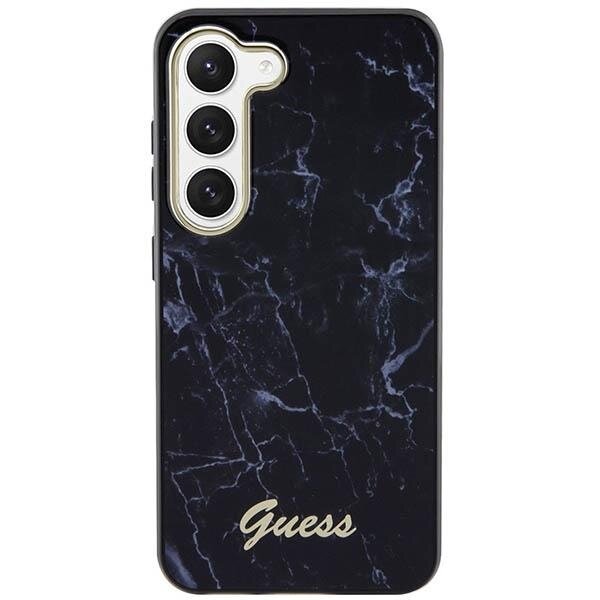 Dėklas Guess Marble GUHCS23MPCUMAK Samsung Galaxy S23 Plus S916 Juodas 2 Dėklas Guess Marble GUHCS23MPCUMAK Samsung Galaxy S23 Plus S916 Juodas 2