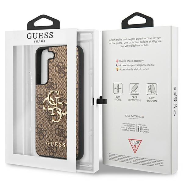 Dėklas Guess GUHCS23S4GMGBR Samsung Galaxy S23 Rudas 7 Dėklas Guess GUHCS23S4GMGBR Samsung Galaxy S23 Rudas 7