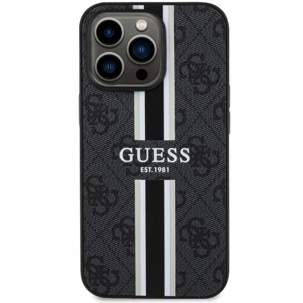 Dėklas Guess 4G Printed Stripes MagSafe GUHMP13LP4RPSK iPhone 13 Pro / 13 Juodas 2 Dėklas Guess 4G Printed Stripes MagSafe GUHMP13LP4RPSK iPhone 13 Pro / 13 Juodas 2