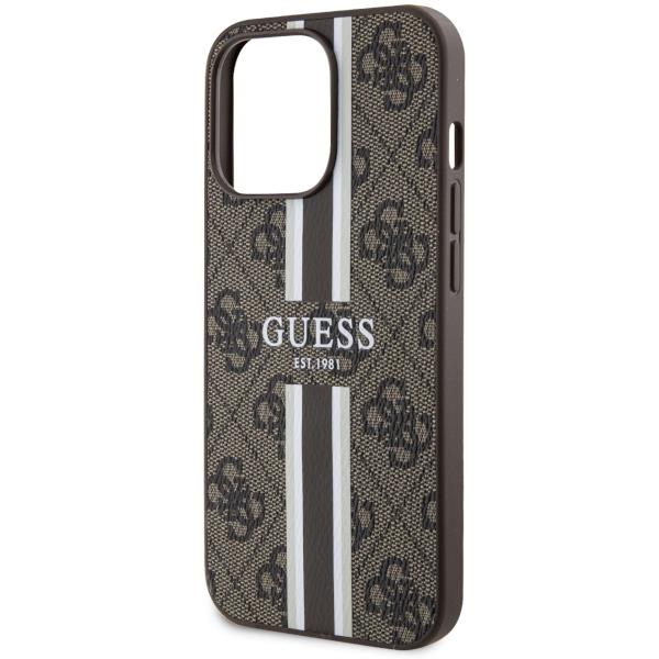 Dėklas Guess 4G Printed Stripes MagSafe GUHMP13XP4RPSW iPhone 13 Pro Max Rudas 5 Dėklas Guess 4G Printed Stripes MagSafe GUHMP13XP4RPSW iPhone 13 Pro Max Rudas 5