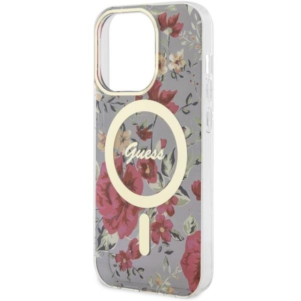 Dėklas Guess Flower MagSafe GUHMP14LHCFWSA iPhone 14 Pro Žalias 5 Dėklas Guess Flower MagSafe GUHMP14LHCFWSA iPhone 14 Pro Žalias 5