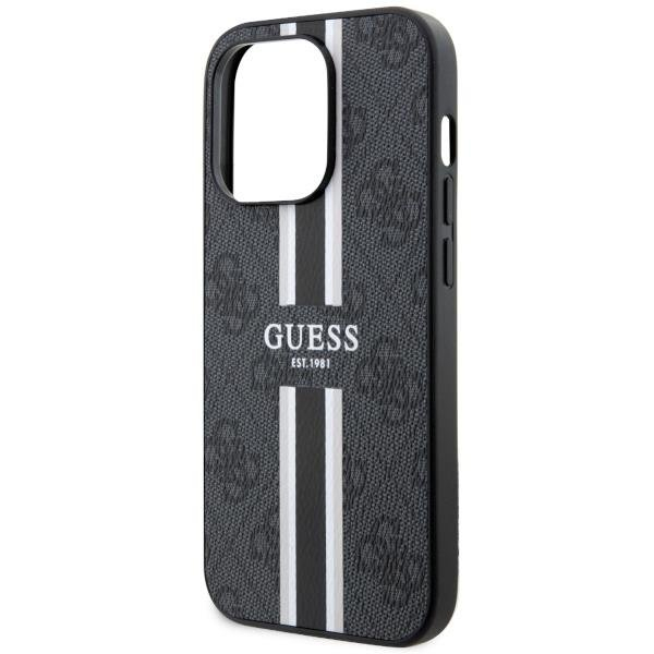 Dėklas Guess 4G Printed Stripes MagSafe GUHMP14LP4RPSK iPhone 14 Pro Juodas 5 Dėklas Guess 4G Printed Stripes MagSafe GUHMP14LP4RPSK iPhone 14 Pro Juodas 5