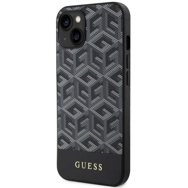Dėklas Guess GCube Stripes MagSafe GUHMP14MHGCFSEK iPhone 14 Plus Juodas 1 Dėklas Guess GCube Stripes MagSafe GUHMP14MHGCFSEK iPhone 14 Plus Juodas 1