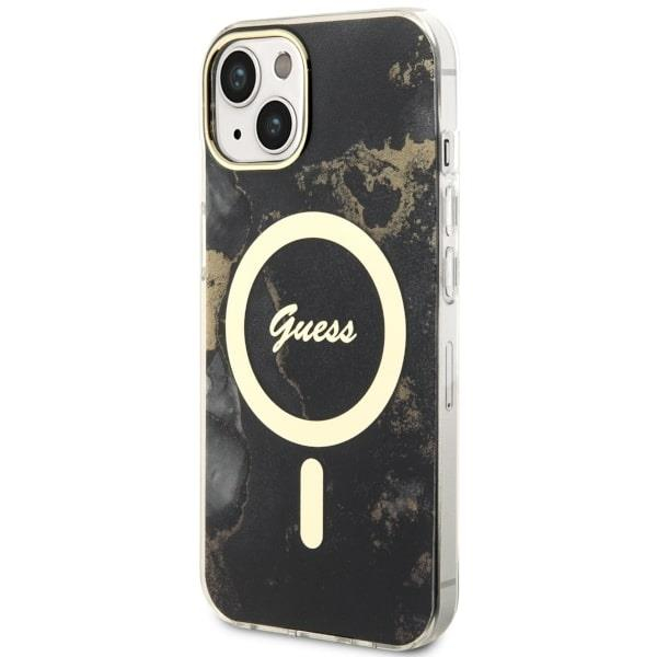 Dėklas Guess Golden Marble MagSafe GUHMP14MHTMRSK iPhone 14 Plus Juodas 1 Dėklas Guess Golden Marble MagSafe GUHMP14MHTMRSK iPhone 14 Plus Juodas 1
