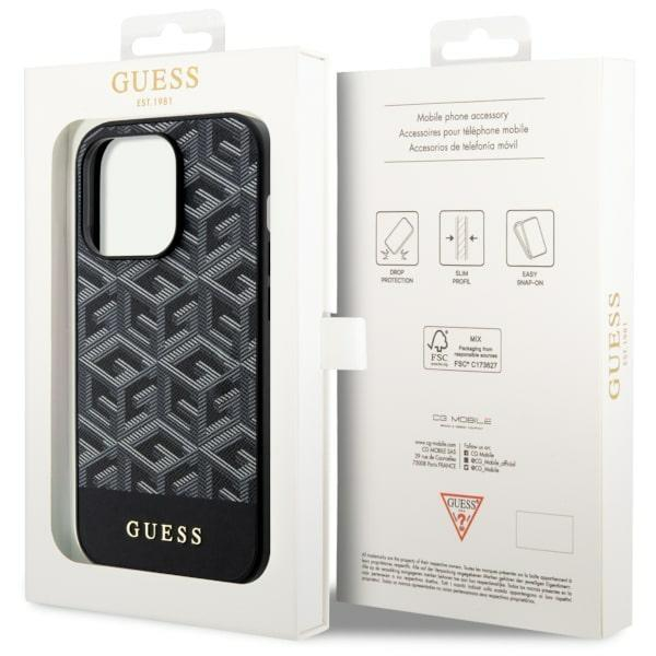 Dėklas Guess GCube Stripes MagSafe GUHMP14XHGCFSEK iPhone 14 Pro Max Juodas 7 Dėklas Guess GCube Stripes MagSafe GUHMP14XHGCFSEK iPhone 14 Pro Max Juodas 7