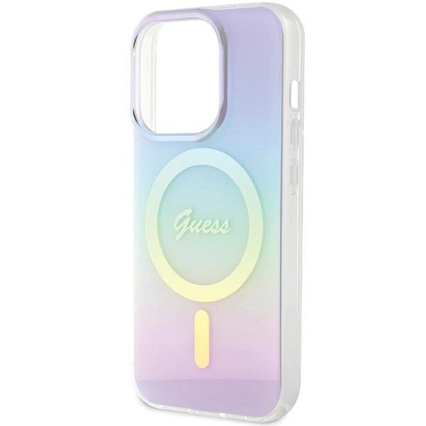 Guess GUHMP15LHITSU iPhone 15 Pro 6.1&quot; Violetinis/Violetinis hardcase IML Iridescent MagSafe 5