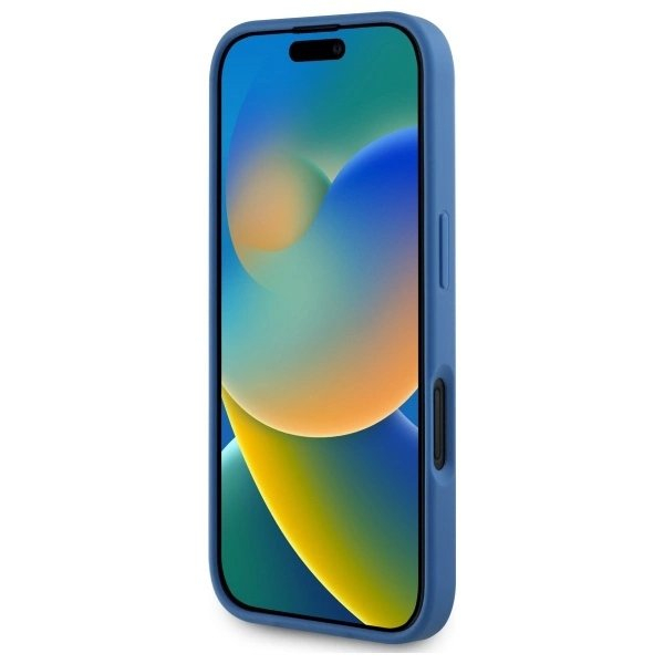 Guess GUHMP16SP4ROPEMCB iPhone 16 6.1" Mėlynas/Mėlynas hardcase 4G Flowers Print MagSafe 4 Guess GUHMP16SP4ROPEMCB iPhone 16 6.1" Mėlynas/Mėlynas hardcase 4G Flowers Print MagSafe 4