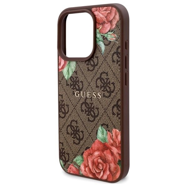 Guess GUHMP16XP4ROPEMCW iPhone 16 Pro Max 6.9" Rudas/Rudas hardcase 4G Flowers Print MagSafe 5 Guess GUHMP16XP4ROPEMCW iPhone 16 Pro Max 6.9" Rudas/Rudas hardcase 4G Flowers Print MagSafe 5