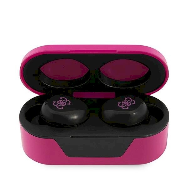 Guess GUTWST31EM TWS bluetooth ausinės + magenta docking station 1 Guess GUTWST31EM TWS bluetooth ausinės + magenta docking station 1