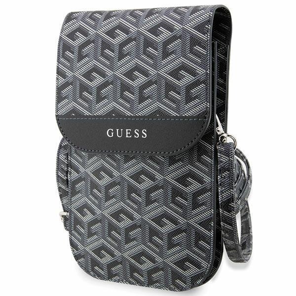 Dėklas Guess Handbag GUWBHGCFSEK Juodas/Juodas GCube Stripe Dėklas Guess Handbag GUWBHGCFSEK Juodas/Juodas GCube Stripe