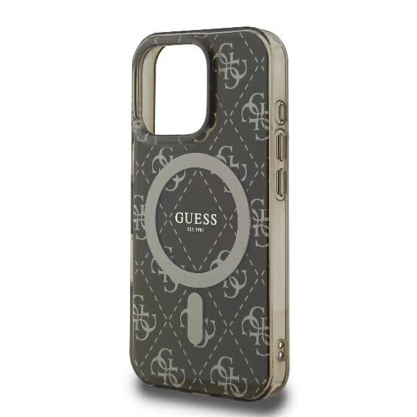 Dėklas Guess IML 4G Background MagSafe iPhone 16 Pro Max - Rudas 5 Dėklas Guess IML 4G Background MagSafe iPhone 16 Pro Max - Rudas 5