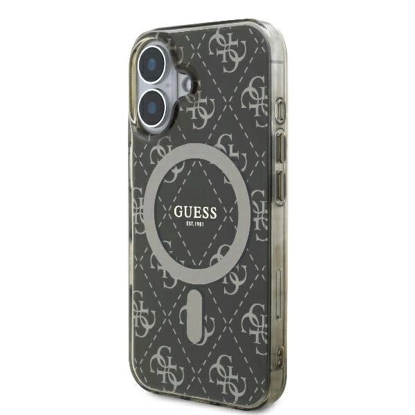 Dėklas Guess IML 4G Background MagSafe iPhone 16 Plus - Rudas 1 Dėklas Guess IML 4G Background MagSafe iPhone 16 Plus - Rudas 1
