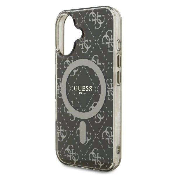 Dėklas Guess IML 4G Background MagSafe iPhone 16 Plus - Rudas 5 Dėklas Guess IML 4G Background MagSafe iPhone 16 Plus - Rudas 5