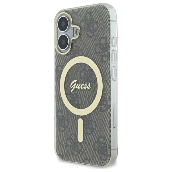 iPhone 16 Plus Guess IML 4G MagSafe dėklas – rudas 1 iPhone 16 Plus Guess IML 4G MagSafe dėklas – rudas 1