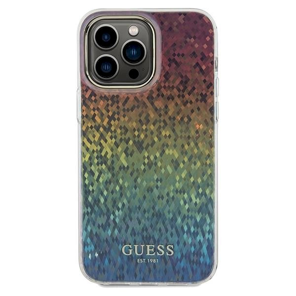 Originalus Guess dėklas IML Faceted Mirror Disco IridescentiPhone 13 Pro / 13 - Įvariaspalvis 2 Originalus Guess dėklas IML Faceted Mirror Disco IridescentiPhone 13 Pro / 13 - Įvariaspalvis 2