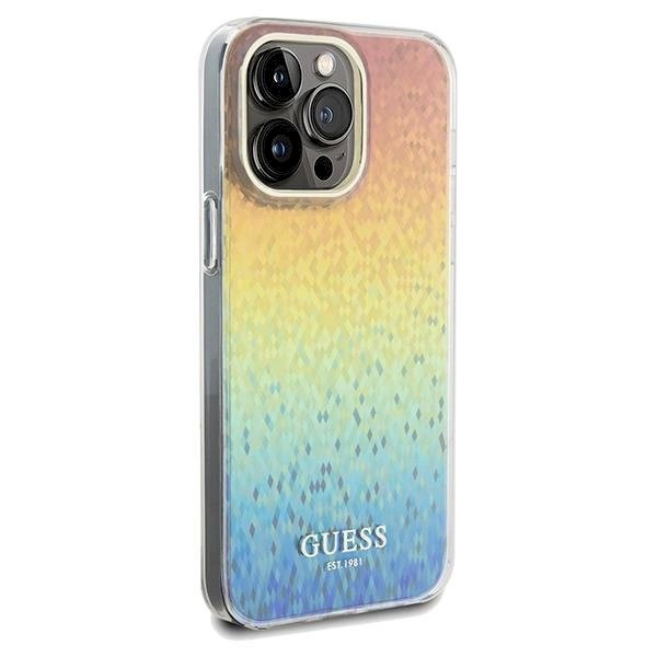 Originalus Guess dėklas IML Faceted Mirror Disco IridescentiPhone 13 Pro / 13 - Įvariaspalvis 3 Originalus Guess dėklas IML Faceted Mirror Disco IridescentiPhone 13 Pro / 13 - Įvariaspalvis 3
