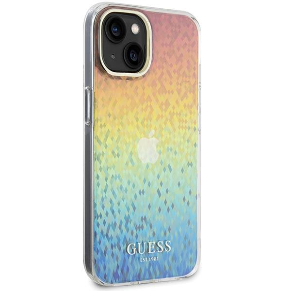 Dėklas Guess IML Faceted Mirror Disco Iridescent   iPhone 15 - multicolored 3 Dėklas Guess IML Faceted Mirror Disco Iridescent   iPhone 15 - multicolored 3