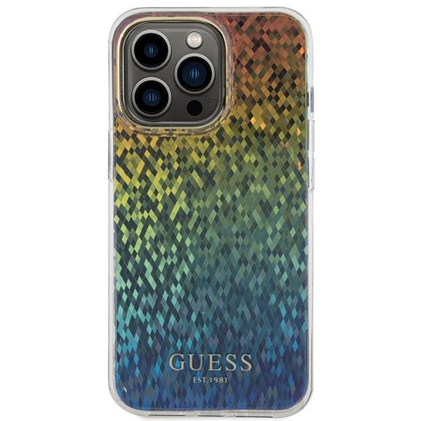 Dėklas Guess IML Faceted Mirror Disco Iridescent iPhone 15 Pro Max - multicolored 2 Dėklas Guess IML Faceted Mirror Disco Iridescent iPhone 15 Pro Max - multicolored 2