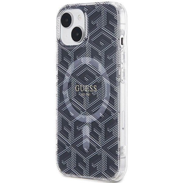 Originalus Guess dėklas IML GCube MagSafeiPhone 15 Plus / 14 Plus - Juodas 1 Originalus Guess dėklas IML GCube MagSafeiPhone 15 Plus / 14 Plus - Juodas 1