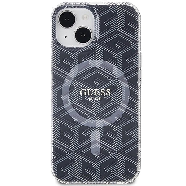 Originalus Guess dėklas IML GCube MagSafeiPhone 15 Plus / 14 Plus - Juodas 2 Originalus Guess dėklas IML GCube MagSafeiPhone 15 Plus / 14 Plus - Juodas 2