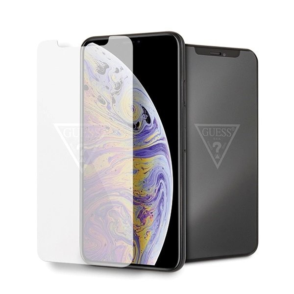 iPhone Xs Max Guess Invisible Logo grūdintas stiklas