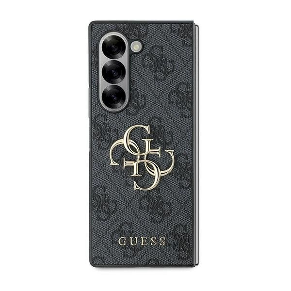 Guess Odinis 4G Metal Logo Dėklas skirtas Samsung Galaxy Z Fold 6 - Juodas 1