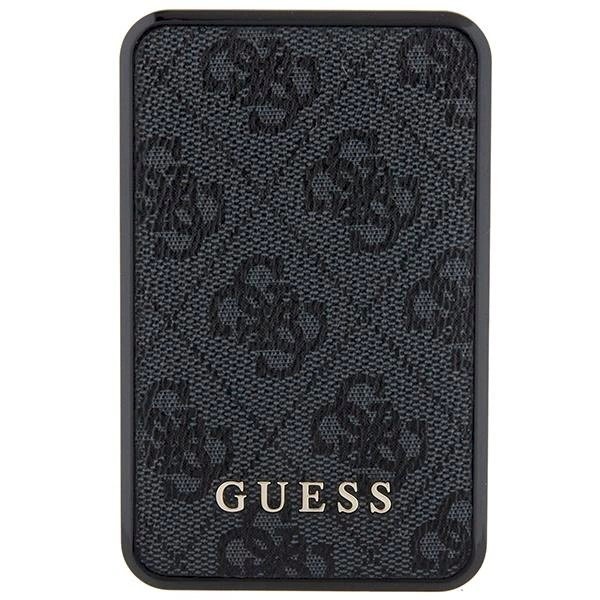 Guess Powerbank 18W GUPB10DP4GEGK 10000mAh black/black 4G Leather Metal Logo 1 Guess Powerbank 18W GUPB10DP4GEGK 10000mAh black/black 4G Leather Metal Logo 1