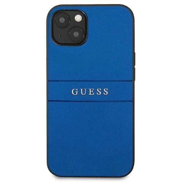 Guess Saffiano dirželio dėklas iPhone 13 mini 5.4" - mėlynas 2