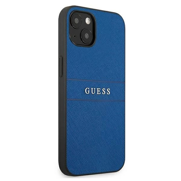 Guess Saffiano dirželio dėklas iPhone 13 mini 5.4" - mėlynas 3