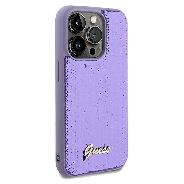 Originalus Guess dėklas Sequin Script MetaliPhone 13 Pro / 13 - Violetinis 3 Originalus Guess dėklas Sequin Script MetaliPhone 13 Pro / 13 - Violetinis 3
