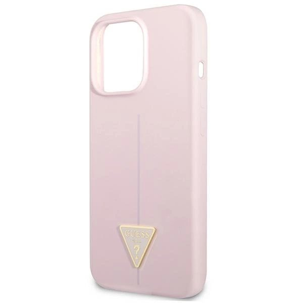 Guess Silikoninis Triangle Dėklas skirtas iPhone 13 Pro / 13 6.1" - Violetinis 5 Guess Silikoninis Triangle Dėklas skirtas iPhone 13 Pro / 13 6.1" - Violetinis 5