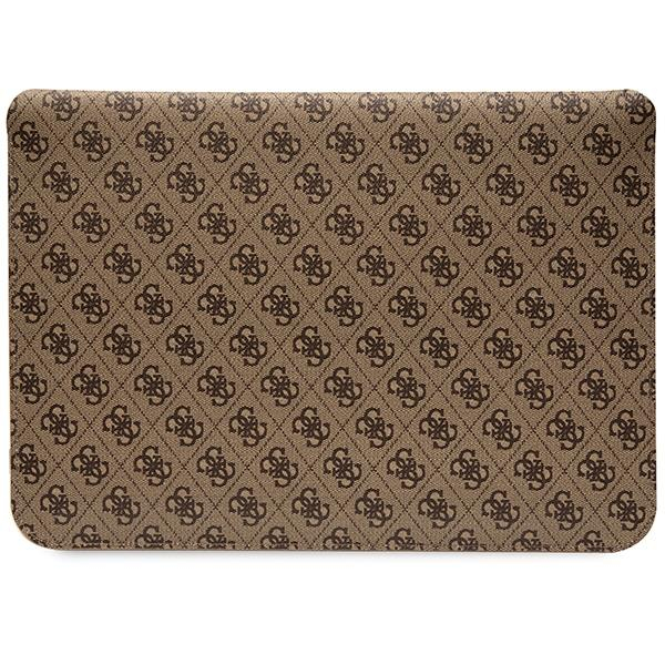 Kompiuterio dėklas Guess Sleeve 4G Stripe Metal Logo GUCS14PS4SGW 14'' Rudas 2
