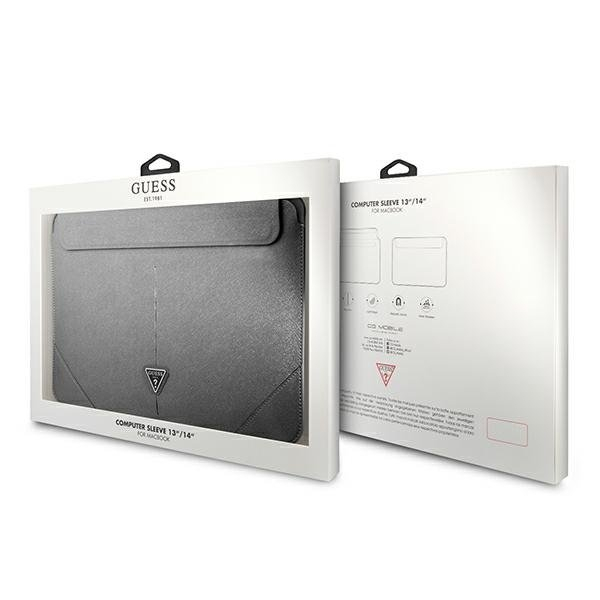 Dėklas Guess Sleeve GUCS14PSATLG 13/14 Pilkas 3 Dėklas Guess Sleeve GUCS14PSATLG 13/14 Pilkas 3