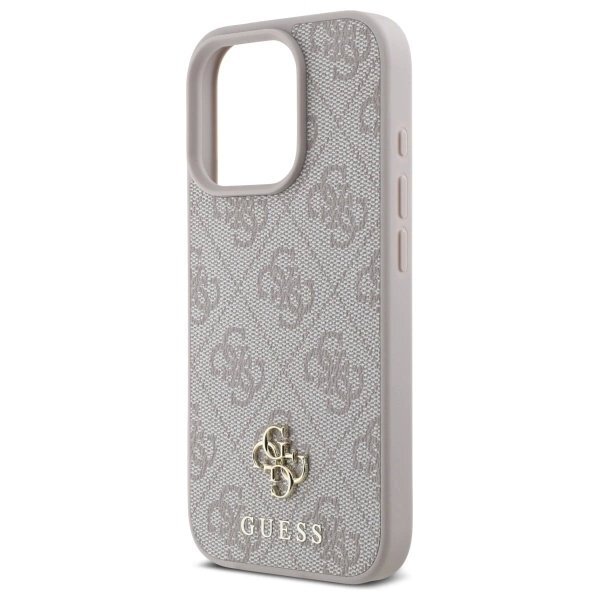 iPhone 16 Pro Guess Small Classic MagSafe dėklas – rožinis 5 iPhone 16 Pro Guess Small Classic MagSafe dėklas – rožinis 5
