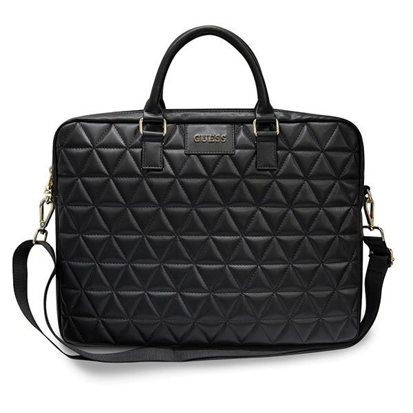Guess Torba GUCB15QLBK 15" czarna/black Quilted Guess Torba GUCB15QLBK 15" czarna/black Quilted