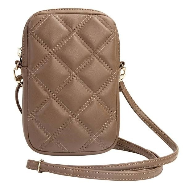 Guess Zip Quilted 4G Krepšys - brown 3 Guess Zip Quilted 4G Krepšys - brown 3
