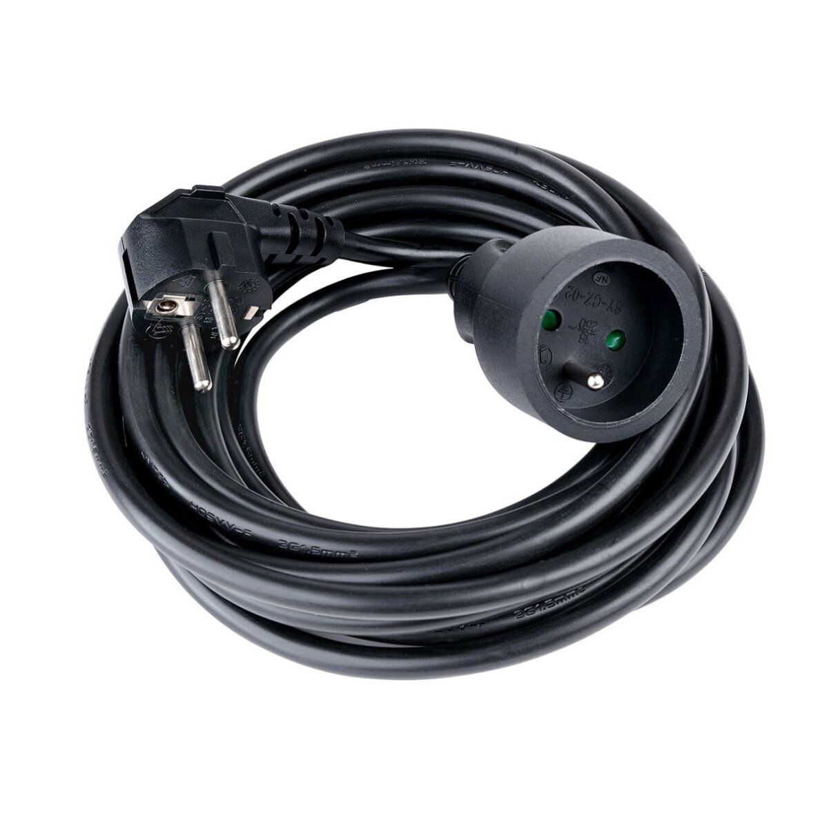 Maitinimo ilgintuvas Hama Standard 5 m – juodas 1 Maitinimo ilgintuvas Hama Standard 5 m – juodas 1